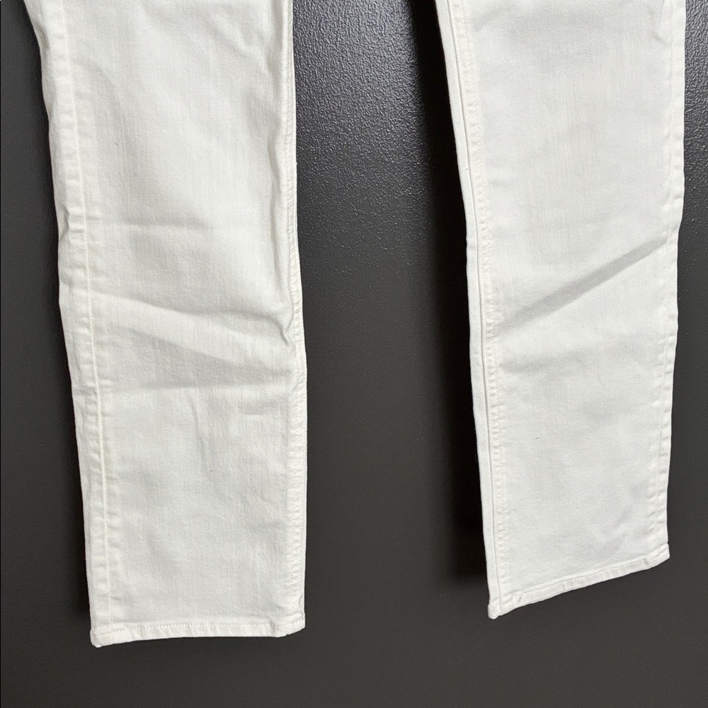 Luna Stretch Slim Straight Jeans Cloud White Size 26 - Picture 6 of 9